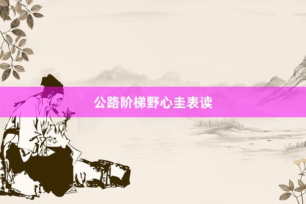 公路阶梯野心圭表读